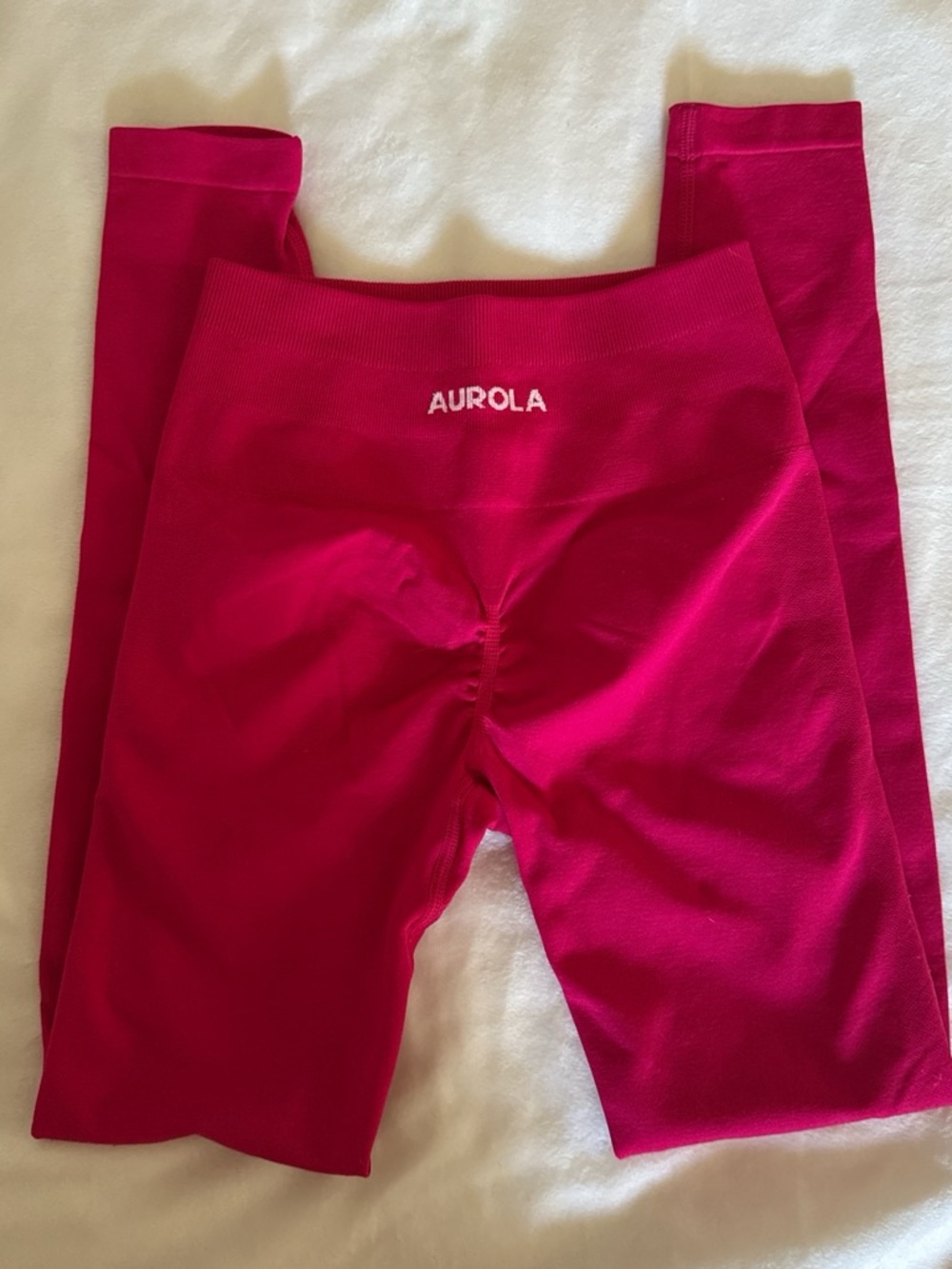Aurola High-Waist Magenta Workout Leggings